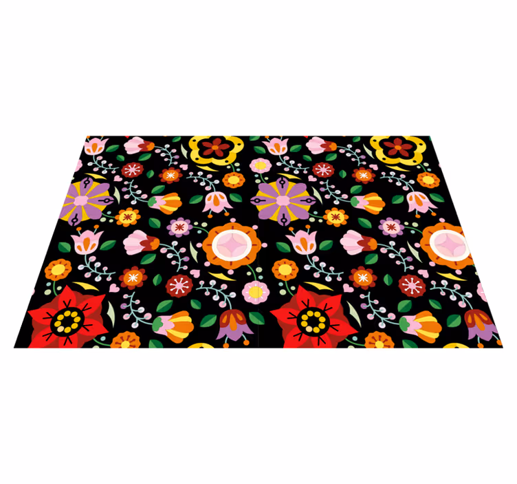 Naproane original inspirație florală viu colorată - TenStickers