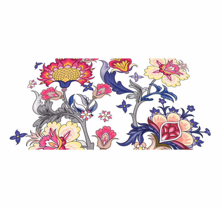 Naproane original cu elemente de model floral - TenStickers
