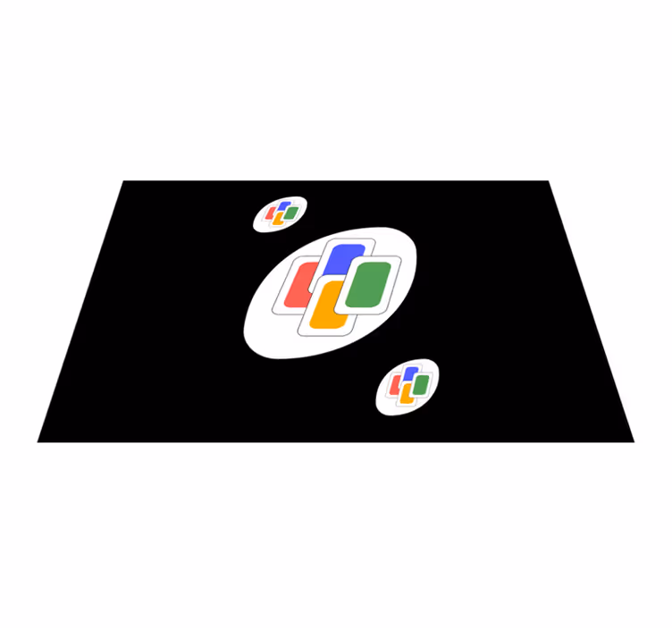 Naproane original figuri geometrice vibrante - TenStickers