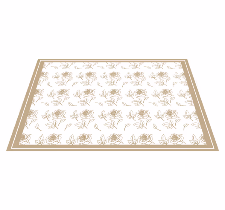 Naproane original cu margine florală - TenStickers