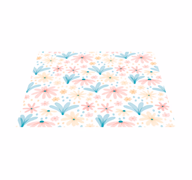 Naproane original culori cu model floral - TenStickers