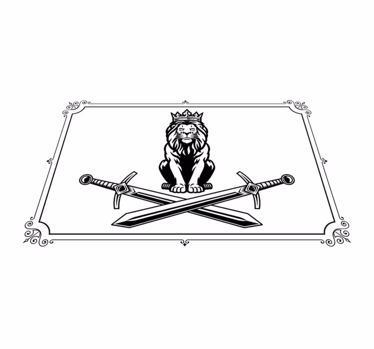 Naproane original emblema regelui leu - TenStickers