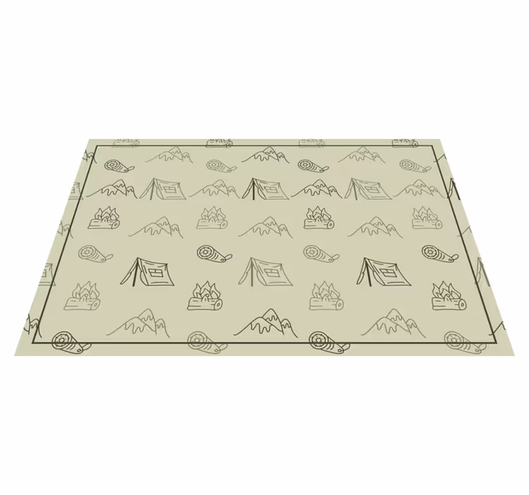 Naproane original componente pentru aventuri în camping - TenStickers