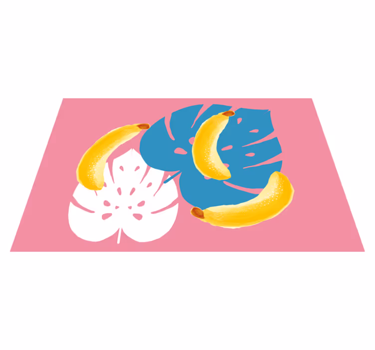Naproane pentru copii cu motif de banană tropicală - TenStickers