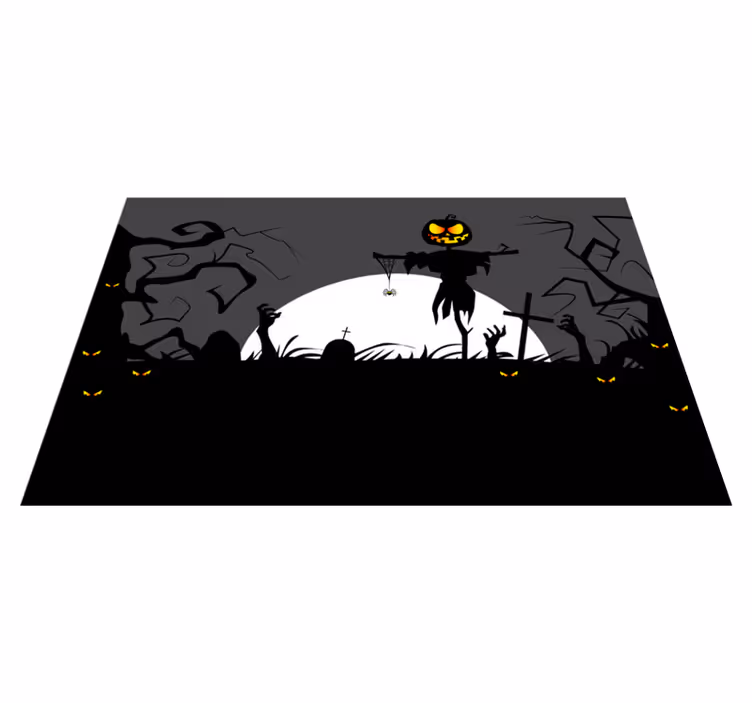 Naproane de halloween sperietoare de dovleac - TenStickers
