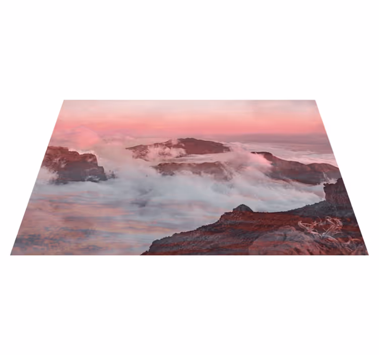 Naproane modern peisaj montan - TenStickers