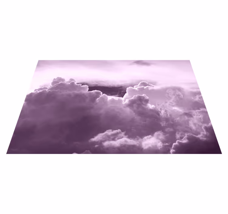 Naproane de textură nori în violet - TenStickers