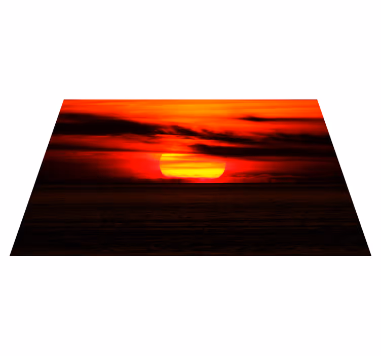 Naproane elegant apus peste ocean - TenStickers