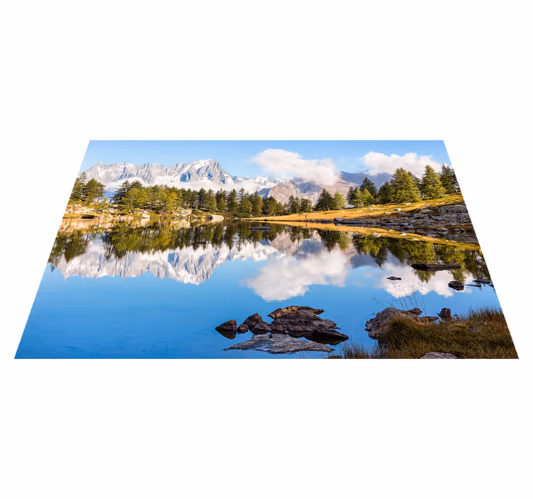 Naproane modern peisaj montan pitoresc - TenStickers