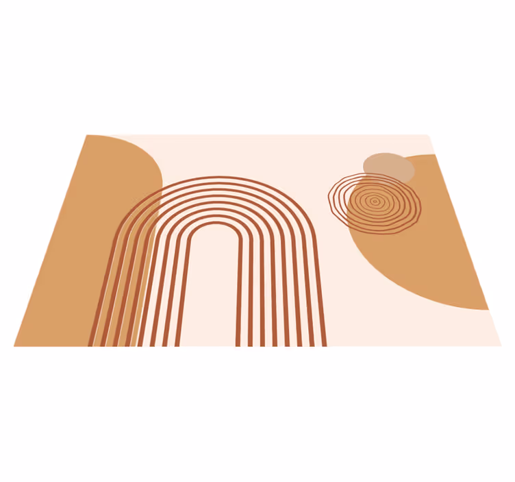 Naproane modern forme curbe stratificate - TenStickers