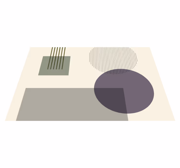 Naproane modern cu model de forme geometrice - TenStickers
