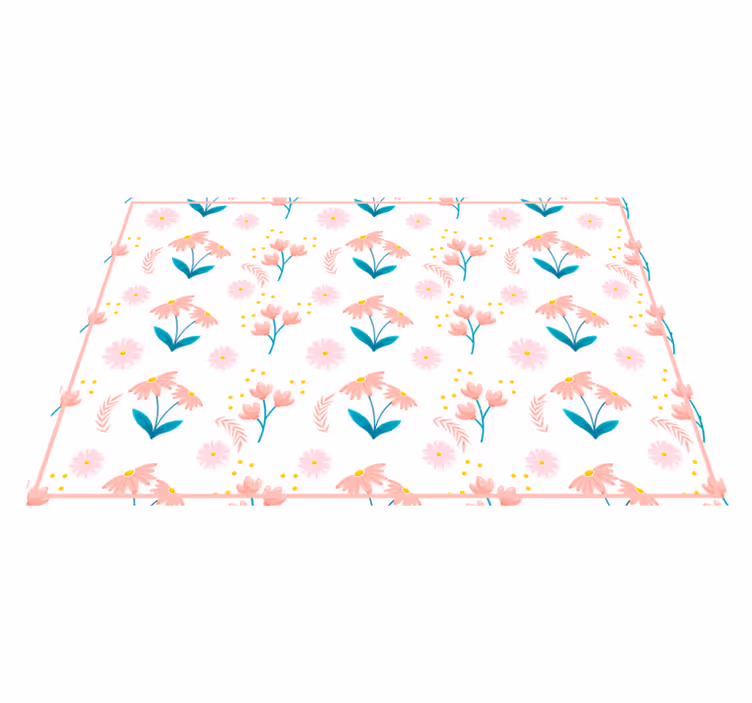Naproane original cu motive florale - TenStickers