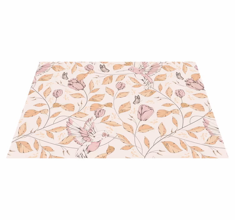 Naproane original cu model floral colibri - TenStickers