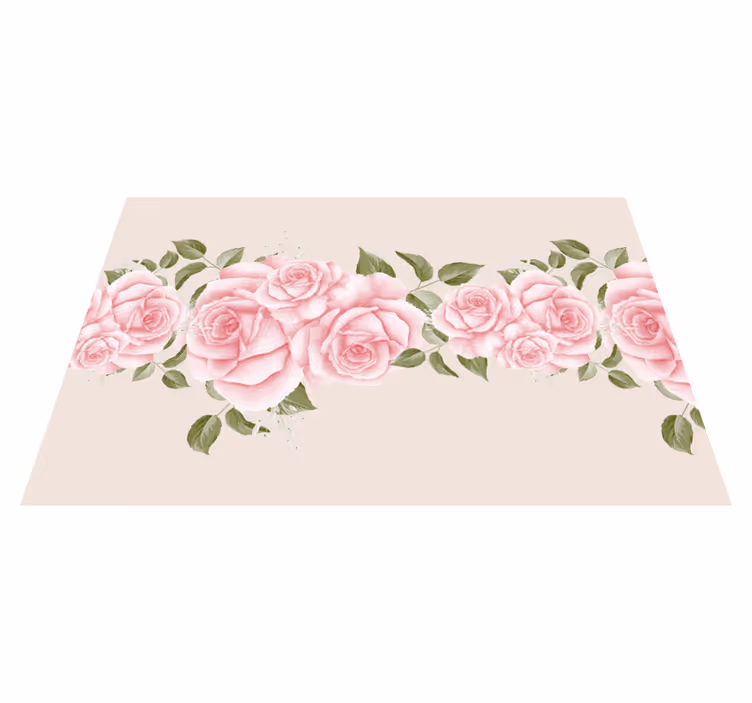 Naproane original aranjament elegant cu trandafiri - TenStickers