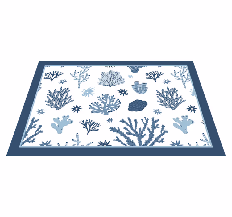Naproane de textură coral și plante marine - TenStickers