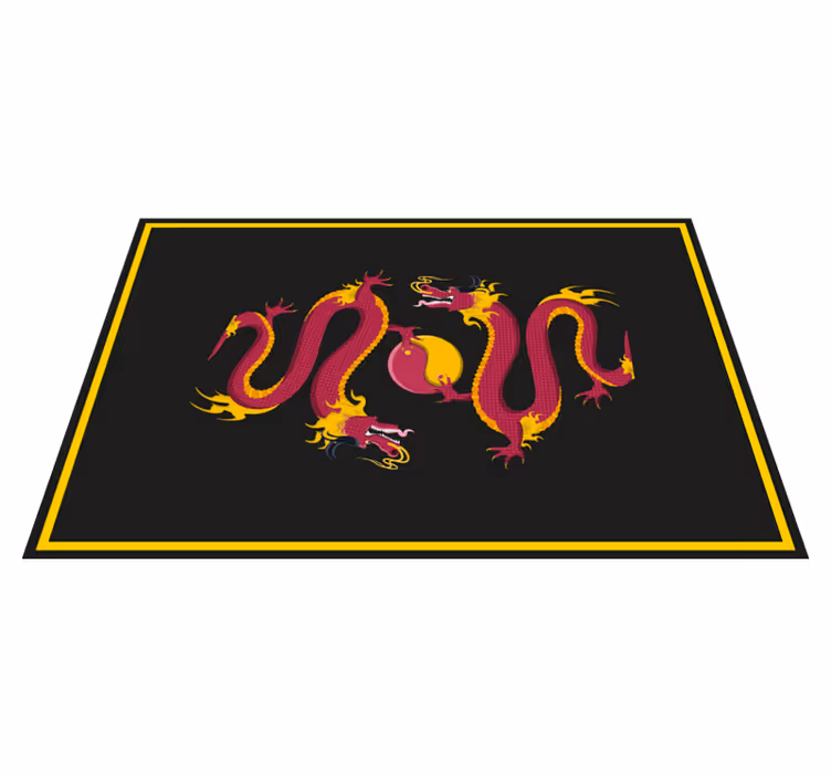 Naproane original cu model de dragon - TenStickers
