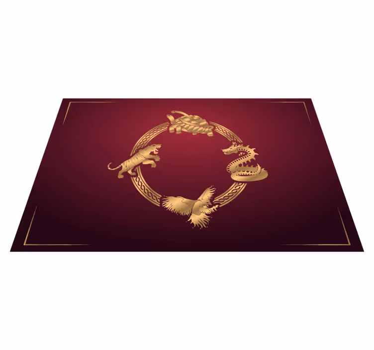 Naproane original embleme de animale aurii - TenStickers