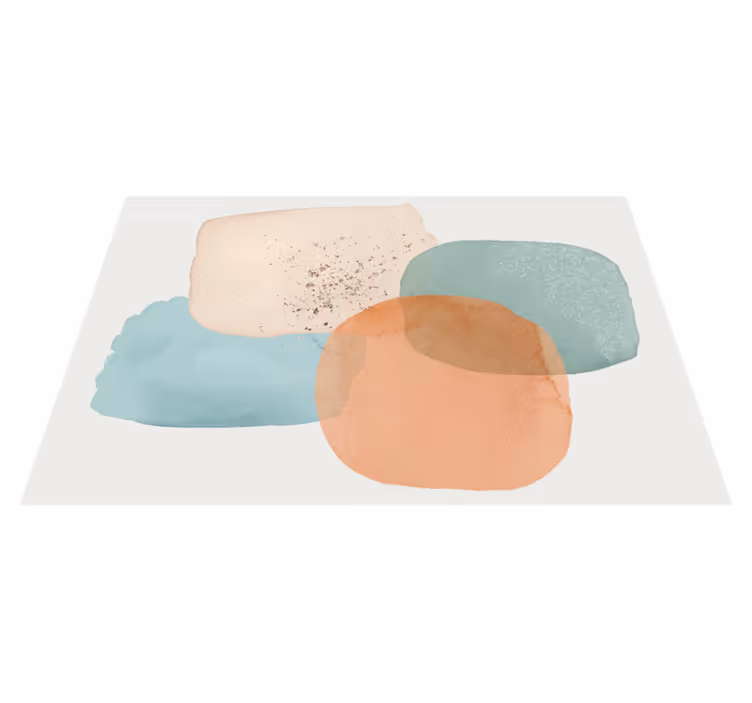 Naproane de textură forme colorate estompate - TenStickers