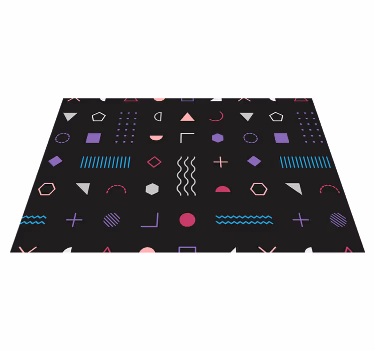 Naproane modern cu fundal geometric - TenStickers