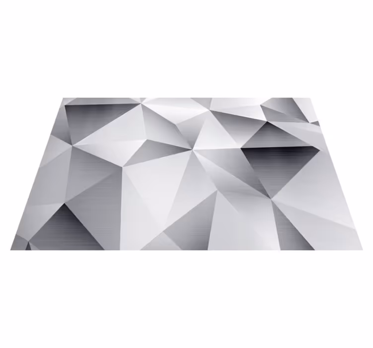 Naproane modern cu model geometric metalic - TenStickers