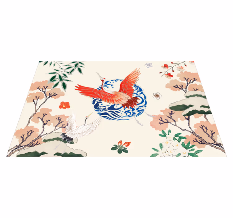 Naproane original cu motiv elegant de cocor - TenStickers