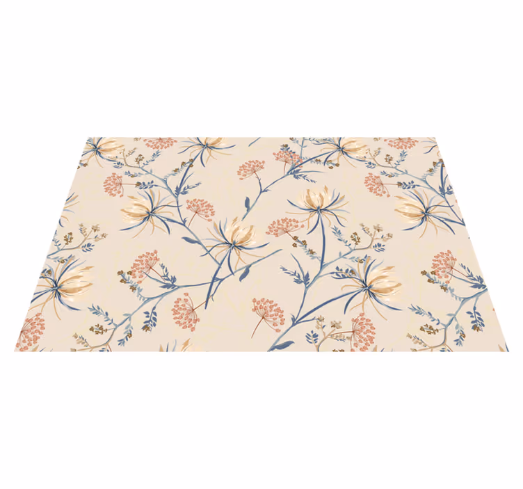 Naproane de textură cu accente florale - TenStickers