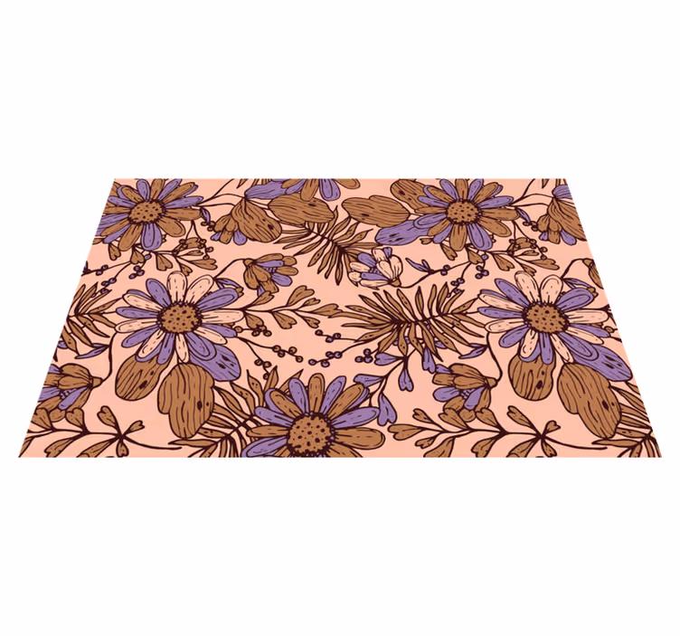 Naproane original suprafață inspirată floral - TenStickers