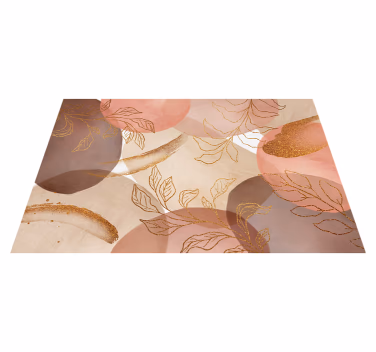 Naproane de textură cu motive elegante de frunze - TenStickers