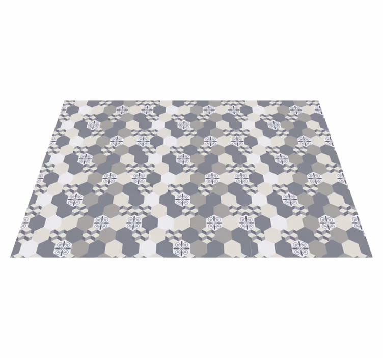 Naproane de textură cu model hexagonal geometric - TenStickers