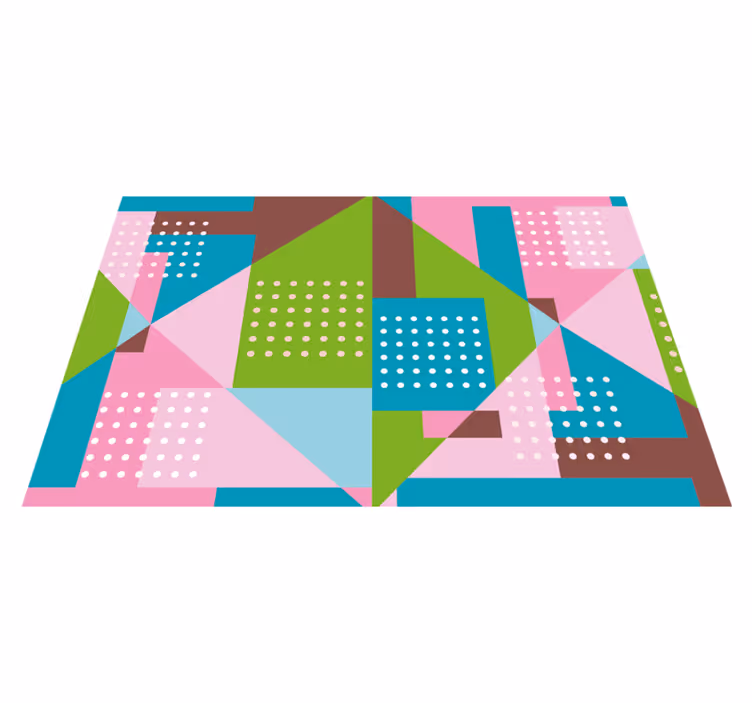 Naproane modern idei geometrice vibrante - TenStickers