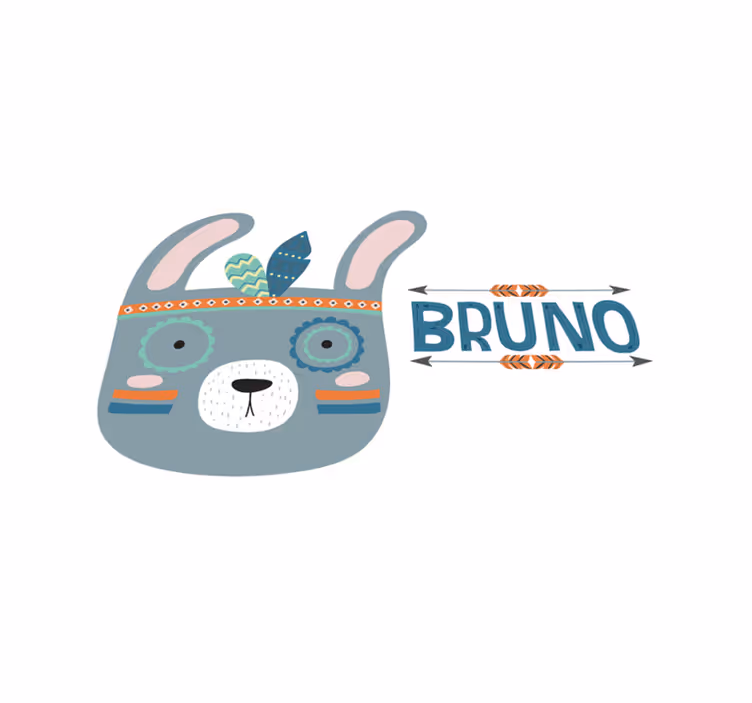 Naproane pentru copii cu cap de animal drăguț - TenStickers