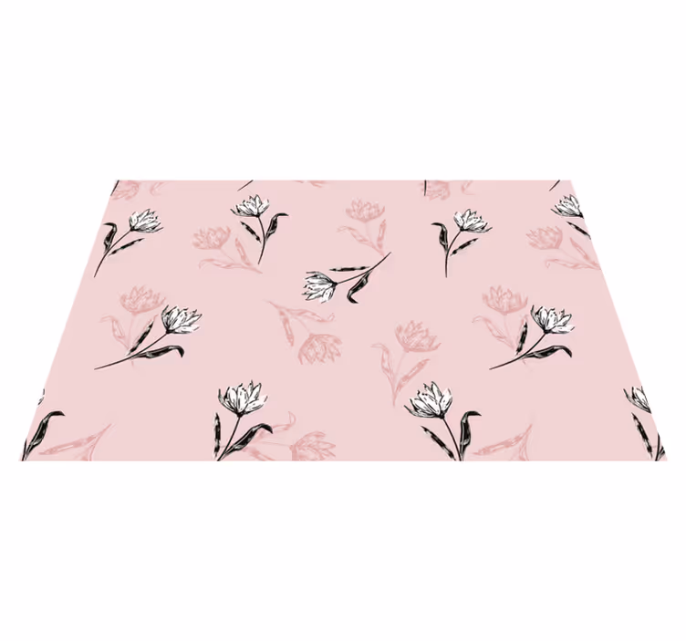 Naproane de textură compoziție botanică elegantă - TenStickers