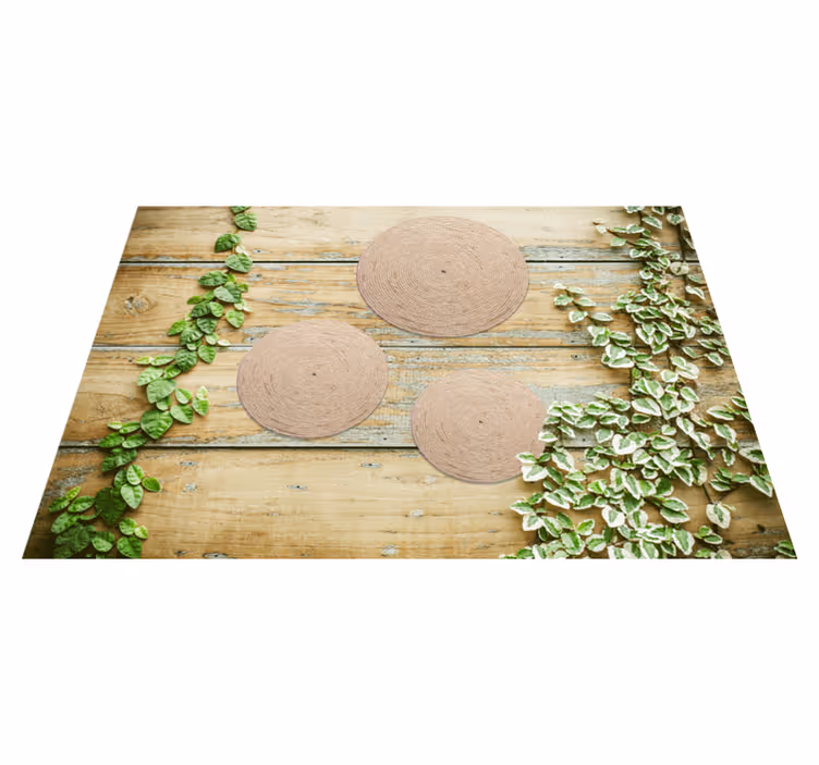 Naproane modern set suporturi naturale pentru pahare - TenStickers