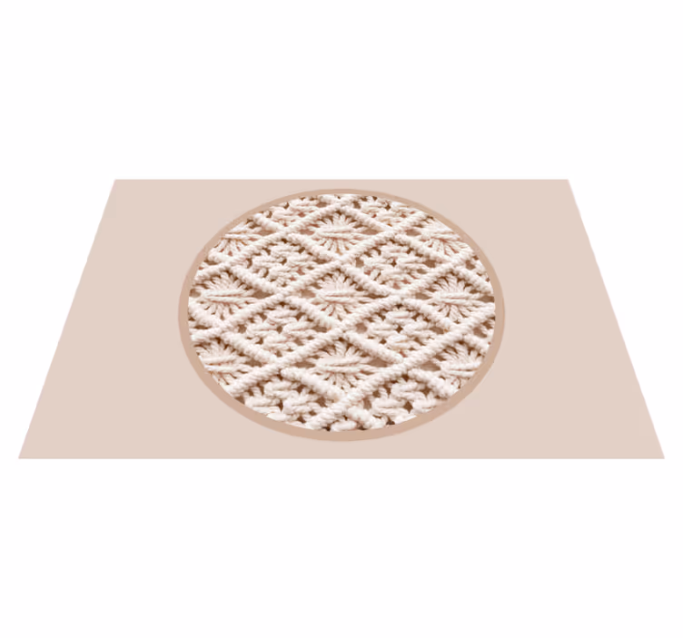 Naproane de textură model croșetat elegant - TenStickers