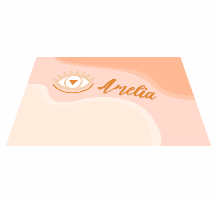 Naproane cu nume personalizate cu motiv ocular - TenStickers