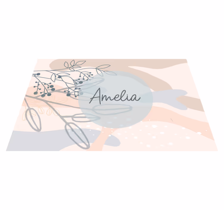 Naproane cu nume stil elegant personalizat - TenStickers