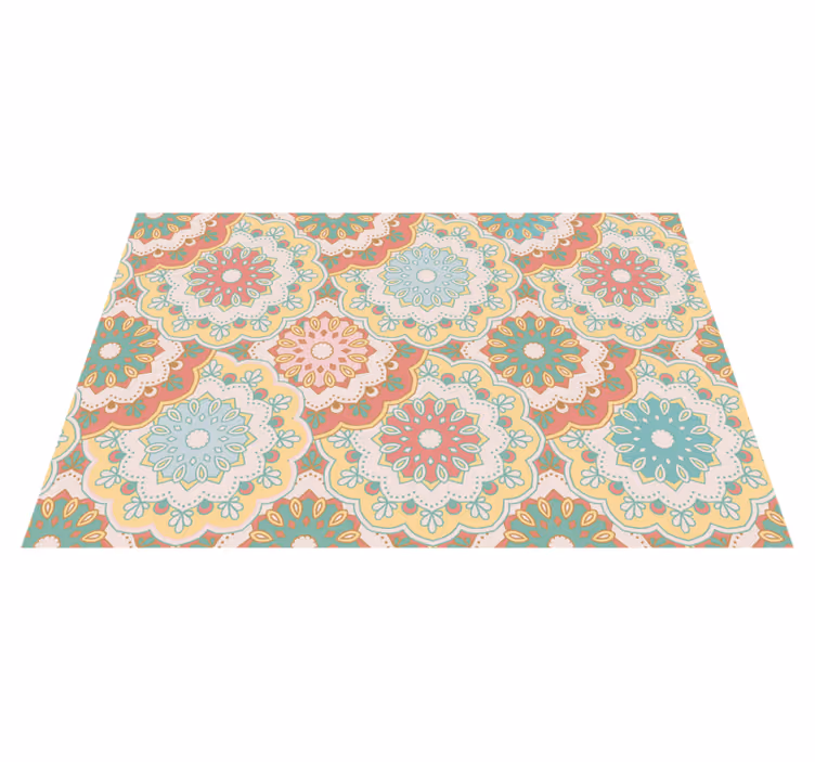 Naproane de textură cu modele florale colorate - TenStickers