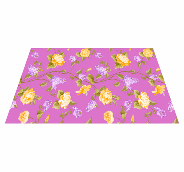 Naproane original cu model floral și culori vibrante - TenStickers