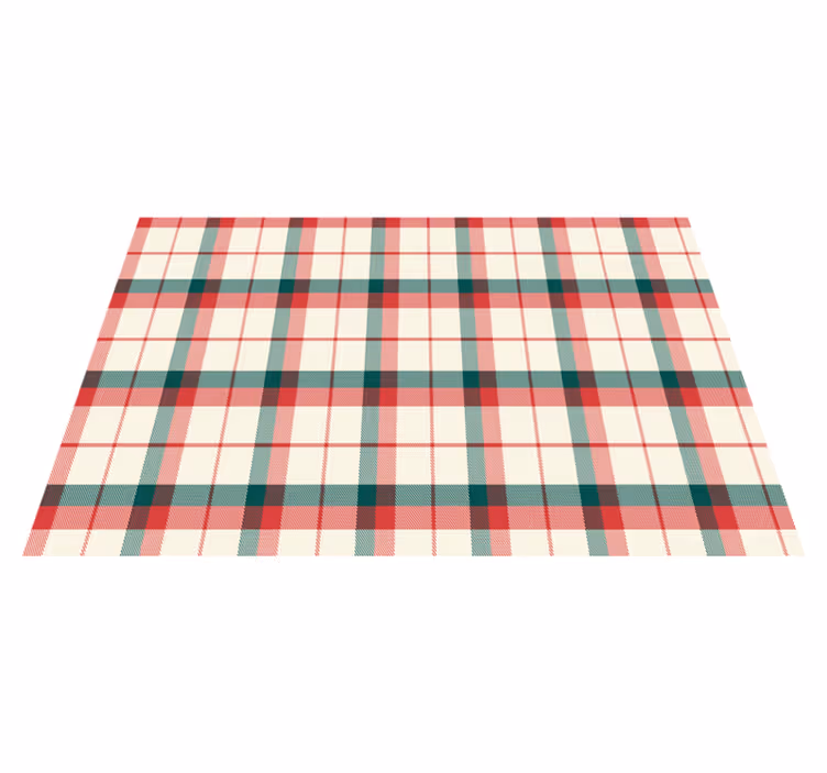 Naproane de textură Tartan de craciun - TenStickers