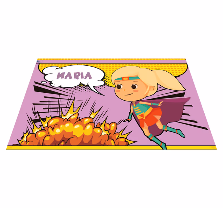Naproane cu nume super-eroina comică - TenStickers