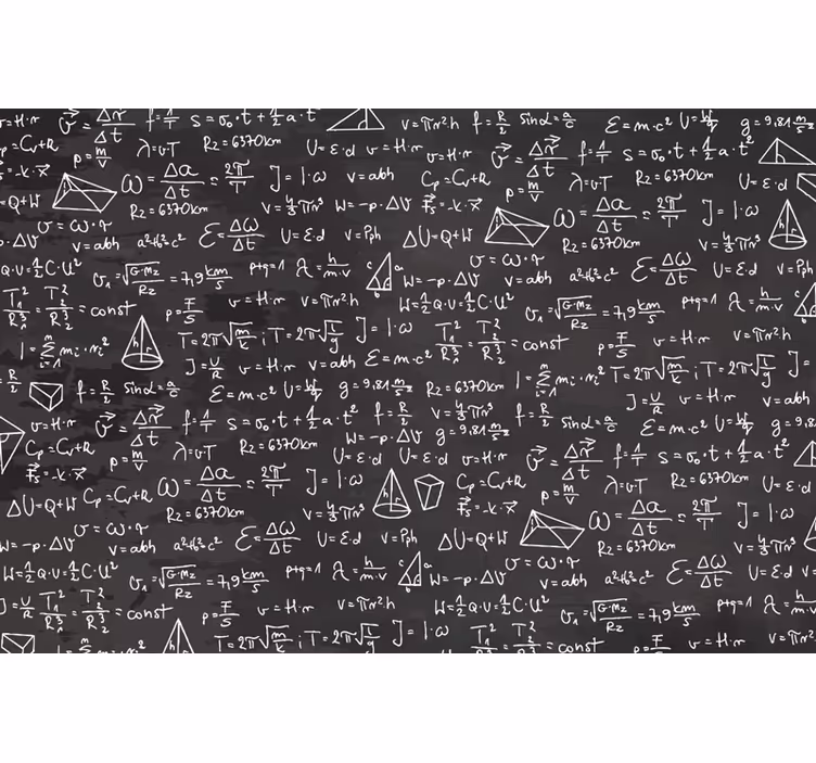 Fototapet pentru tineret model de tablă de matematică - TenStickers