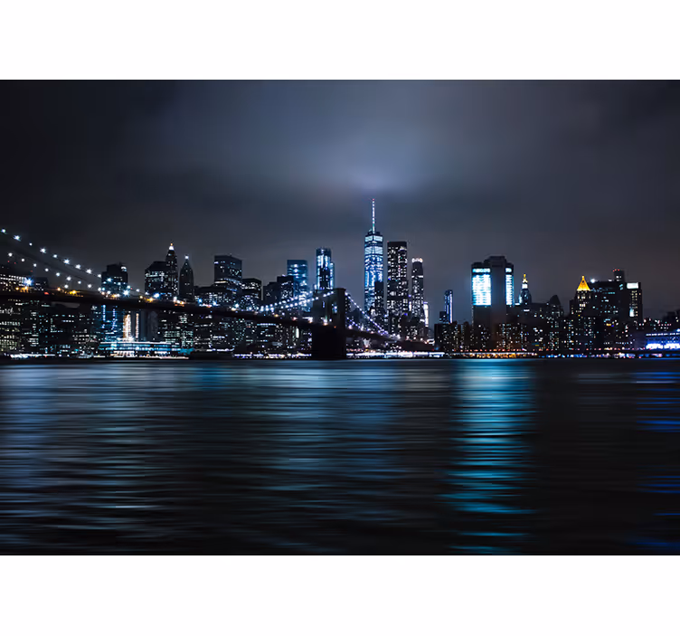Pictograma de noapte new york mural mural - TenStickers