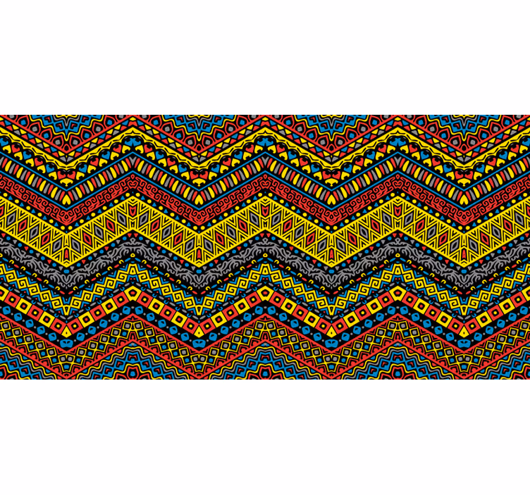 Fototapet african tribal colorat - TenStickers