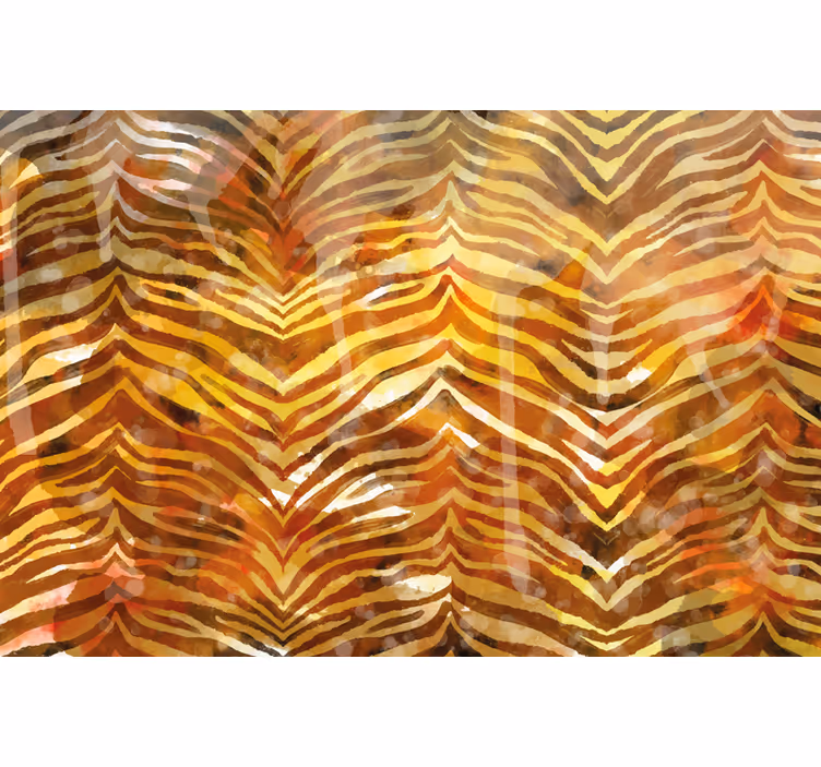 Fototapet african zebra textură acuarelă - TenStickers