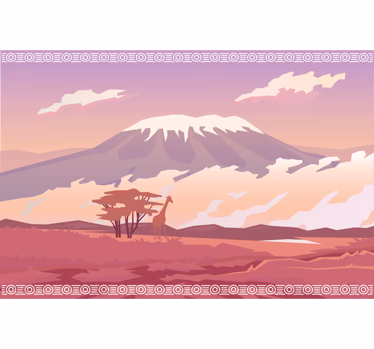 Fototapet african kilimanjaro - TenStickers