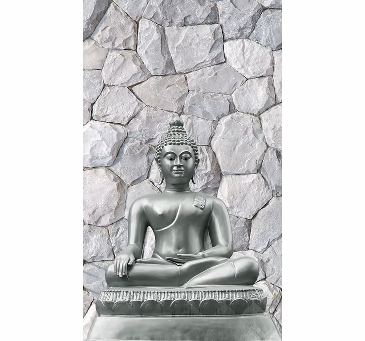 Fototapet buddha efect piatră - TenStickers