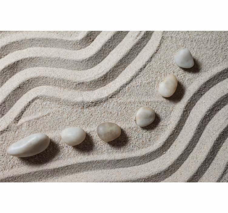 Fototapet baie meditație zen - TenStickers