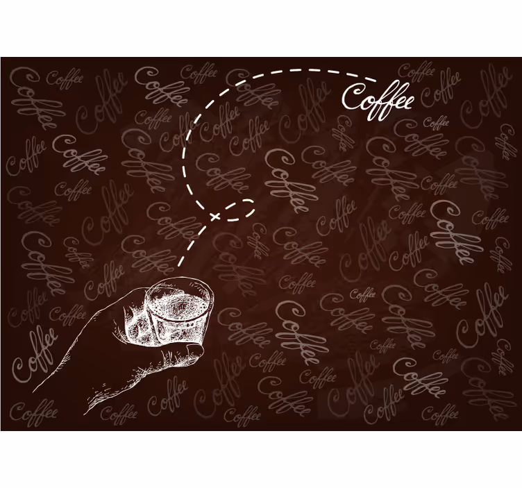 Fototapet bucătărie cafea proaspătă - TenStickers