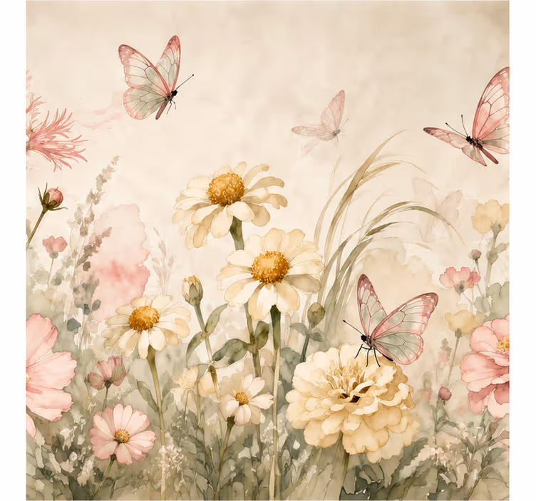 Picturi murale de flori peisaj - TenStickers