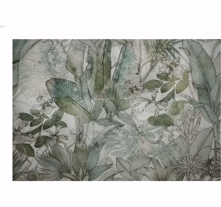 Fototapet natura grădină tropicală verde - TenStickers
